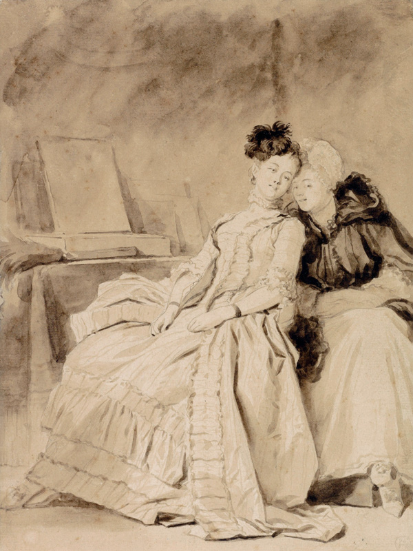 The Intimate Conversation from Jean Honoré Fragonard