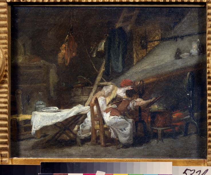 At the stove from Jean Honoré Fragonard