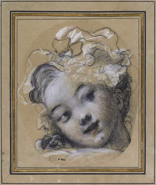 Girl with Bonnet from Jean Honoré Fragonard