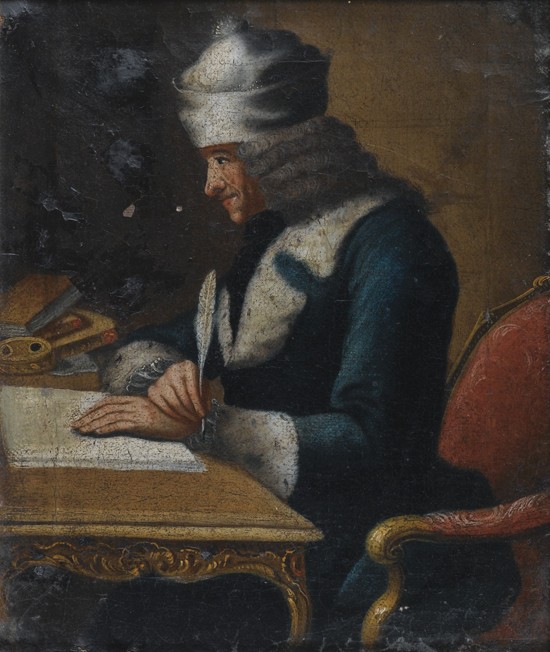 Portrait of Francois Marie Arouet de Voltaire (1694-1778) from Jean Huber