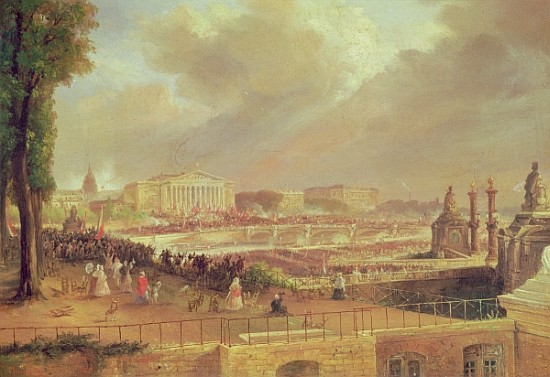 Proclamation of the Second French Republic, Place de la Concorde, February 24 from Jean-Jacques Champin