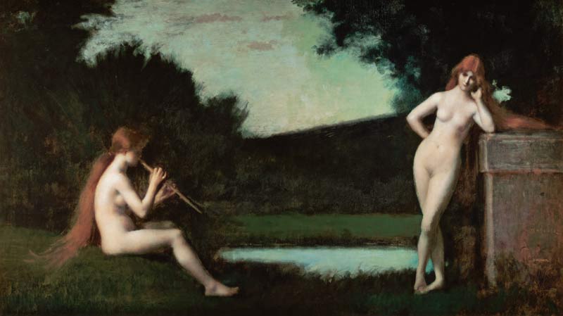 L ' Eglogné. from Jean-Jacques Henner