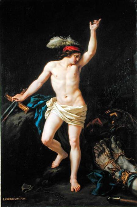 David Victorious from Jean Jacques II Lagrenee