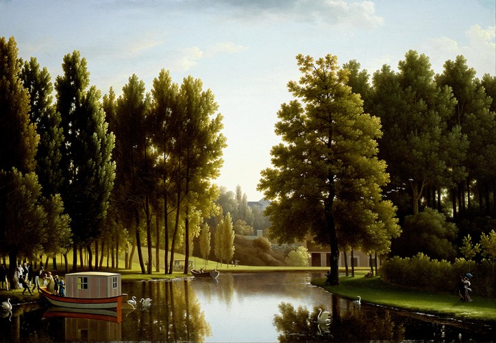The Park at Mortefontaine from Jean-Joseph-Xavier Bidauld
