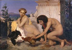 Young Greeks Attending a Cock Fight (The Cock Fight)