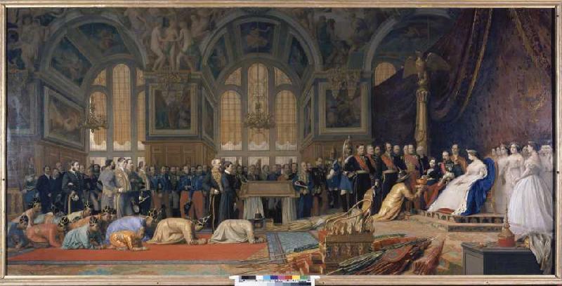 Reception sent Siamese in the castle Fontainebleau. from Jean-Léon Gérome