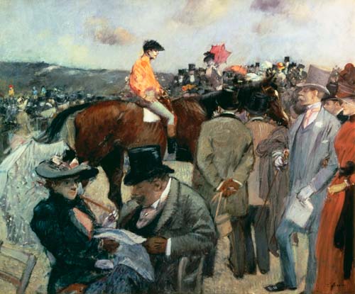 The Horse-Race from Jean Louis Forain