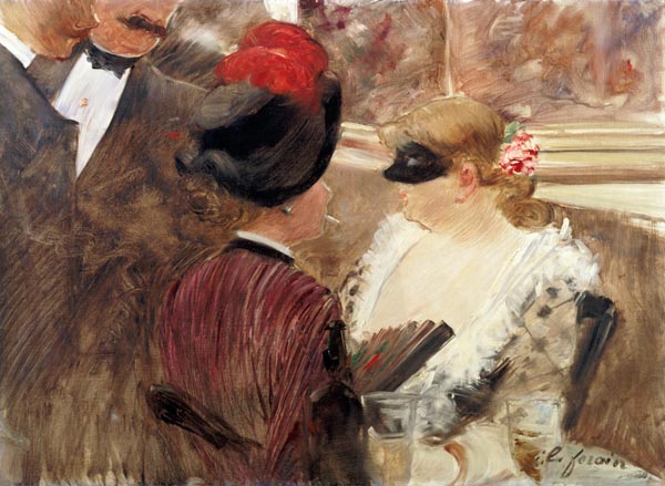 In the box at the masked ball from Jean Louis Forain