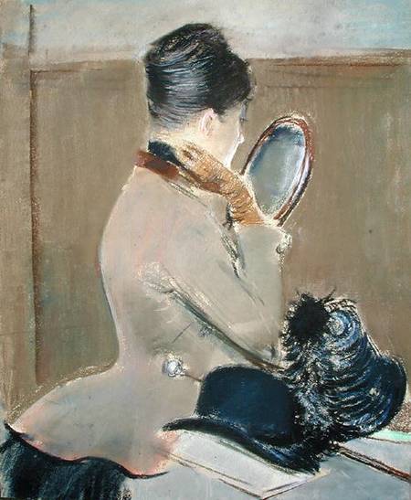 At the Milliner from Jean Louis Forain