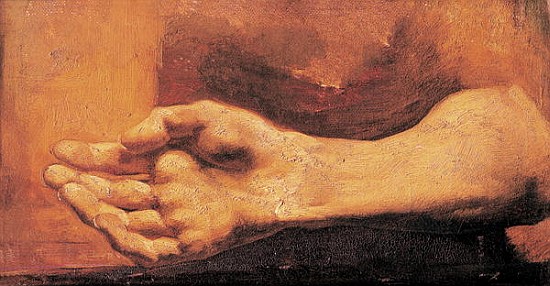 Study of a Hand and Arm from Jean Louis Théodore Géricault