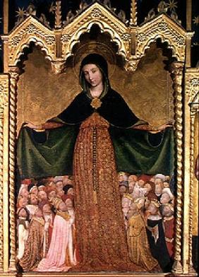 Virgin of the Misericordia, detail of the central panel
