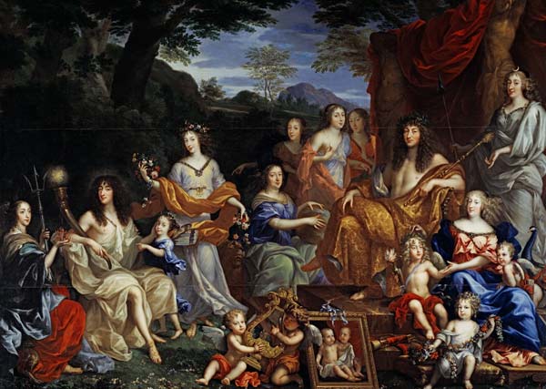 The Family of Louis XIV (1638-1715) 1670  (for details see 39054-39055) from Jean Nocret