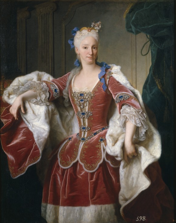Portrait of Elisabeth Farnese, Queen consort of Spain from Jean Ranc