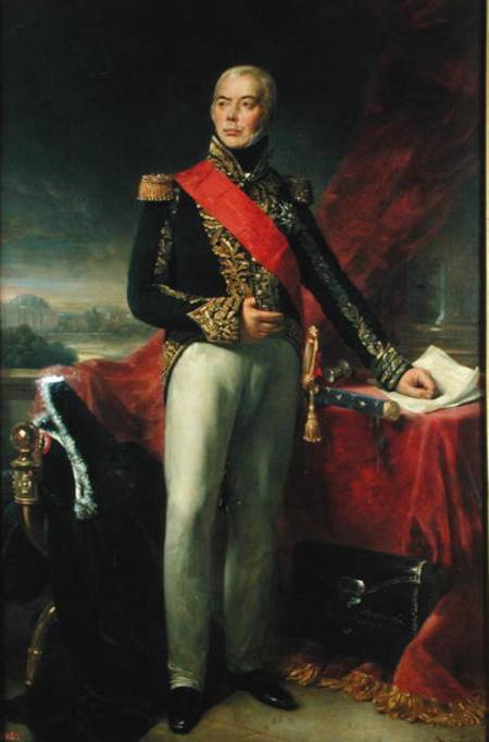 Portrait of Etienne-Jacques-Joseph-Alexandre Macdonald (1765-1840) Duc de Tarente from Jean Sebastien Rouillard