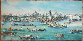 Ansicht von Konstantinopel vom Wasser aus