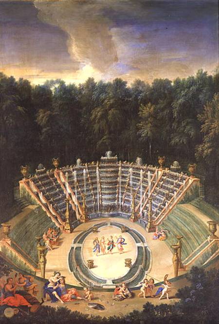 View of the Salle de Bal with a Performance of 'Rinaldo and Armida' from Jean the Younger Cotelle