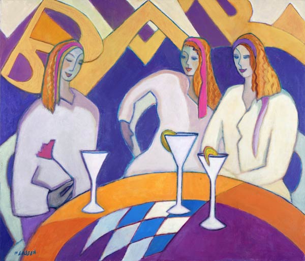 Girls Night Out, 2003-04 (acrylic on canvas)  from Jeanette  Lassen
