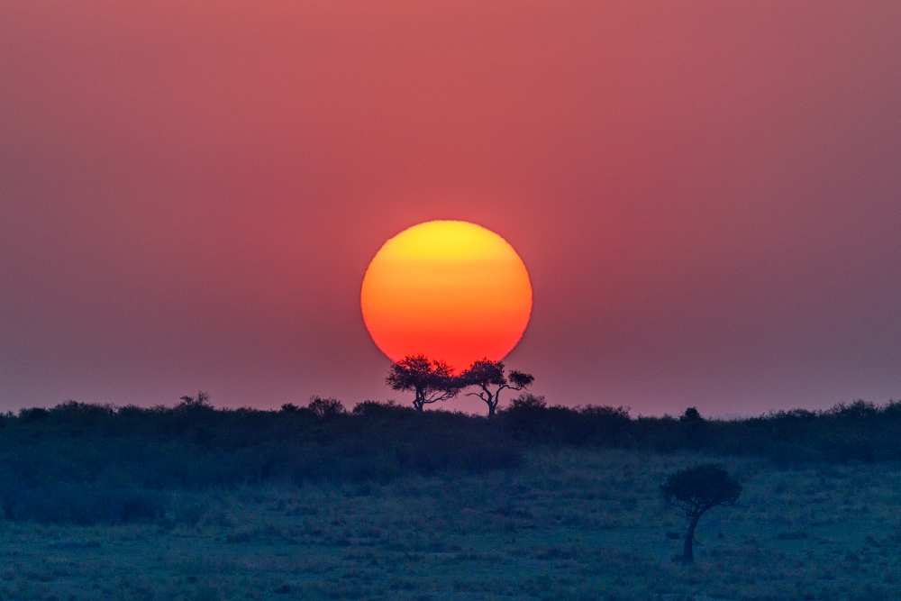 Equatorial sunset from Jeffrey C. Sink
