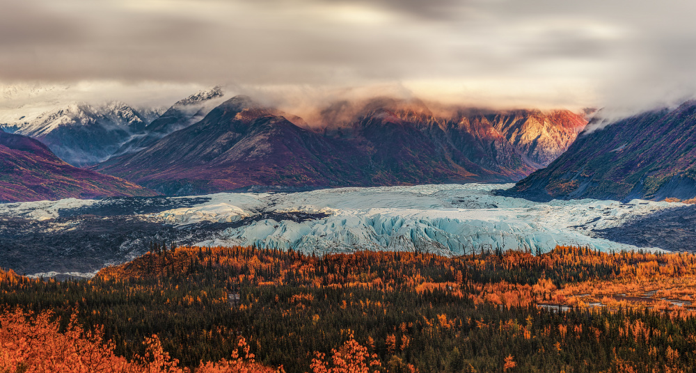 Matanuska Glacier in Autumn from Jenny Qiu
