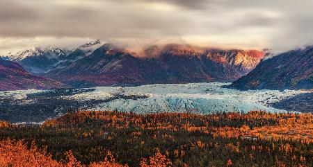 Matanuska Glacier in Autumn
