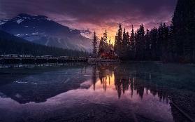 Lake House sunrise