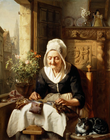 The Old Lacemaker from J.L. Dyckmans