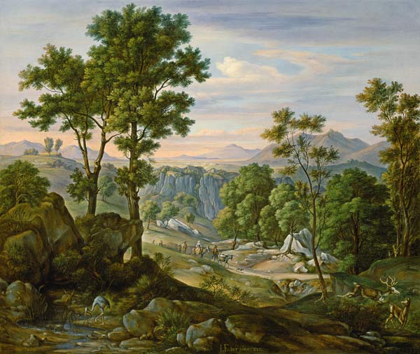 Italian Landscape from Joachim Faber