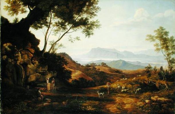 Italian Landscape (oil on canvas) from Joachim Faber