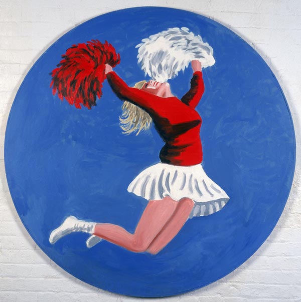 Cheerleader Tondo, 2001 (oil on canvas)  from Joe Heaps  Nelson