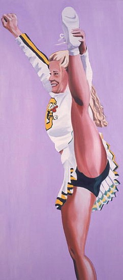 Oregon Ducks Cheerleader, 2002 (oil on canvas)  from Joe Heaps  Nelson