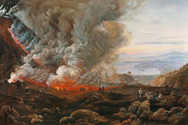 Outbreak of the Vesuvs from Johan Christian Clausen Dahl