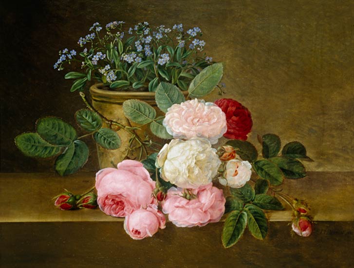Still Life of Flowers from Johan Laurentz Jensen