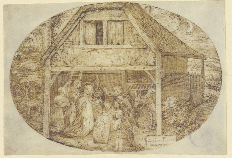 The Nativity from Johan Wierix