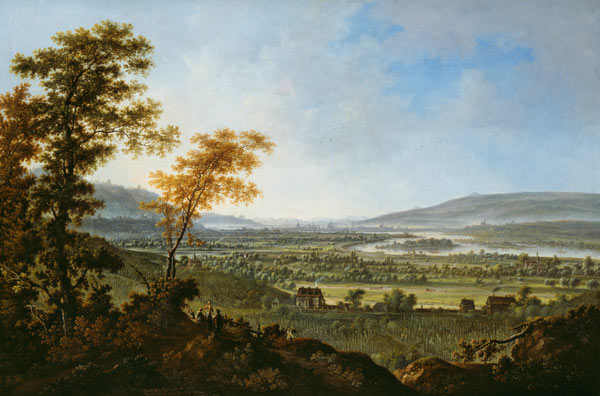 View from the Lössnitzhöhen at Dresden from Johann Alexander Thiele