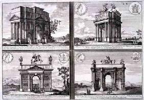 The Triumphal Arch of Catulus and Marius at Orange, The Arch of Domitian, the Arch of Drusus and the