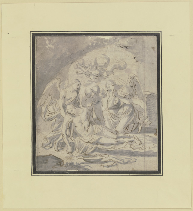 Engel klagen über dem Leichnam Christi from Johann Christoph Storer