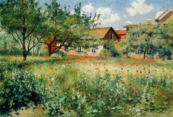 Poppy meadow from Johann Eric Ericson