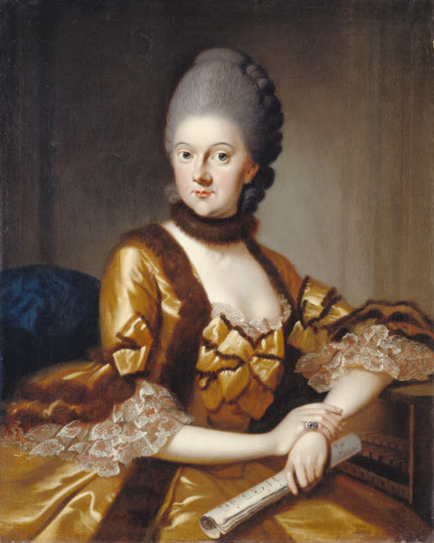 Anna Amalia Herzogin von Sachsen. from Johann Ernst Heinsius