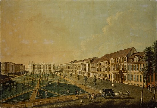 View of Wilhelmsplatz from the south from Johann Friedrich Meyer
