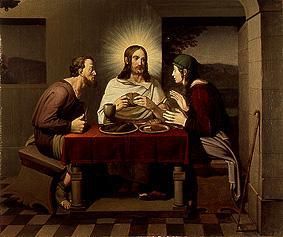 Christ and the disciples in Emmaus. from Johann Friedrich Overbeck