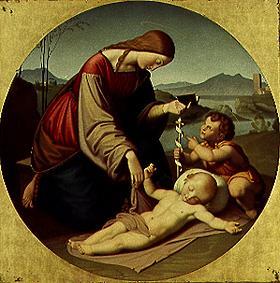 Maria with the Jesuskind and the Johannes boy from Johann Friedrich Overbeck