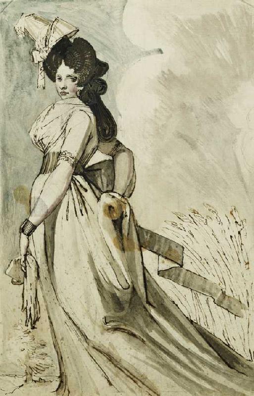 Eine Dame. from Johann Heinrich Füssli