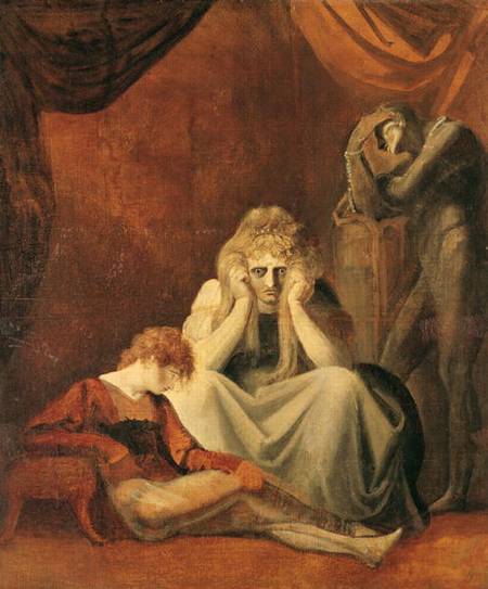 'Here I and Sorrow Sit' Act II Scene I of 'King John'  1783 from Johann Heinrich Füssli
