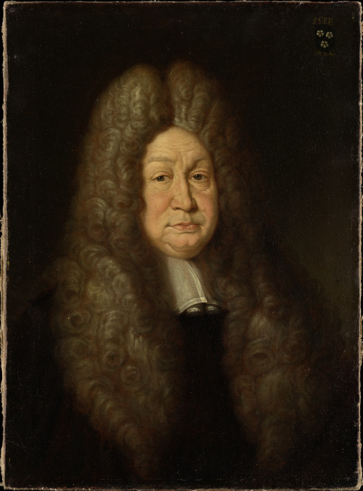 Portrait of Johann Georg von Holzhausen (1643-1721) from Johann Heinrich Roos
