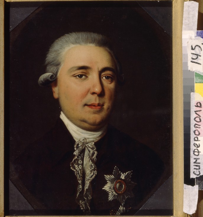 Portrait of Count Alexander Romanovich Vorontsov (1741-1805) from Johann Heinrich Schmidt