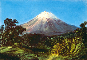 The Popocatépetl from Johann Moritz Rugendas