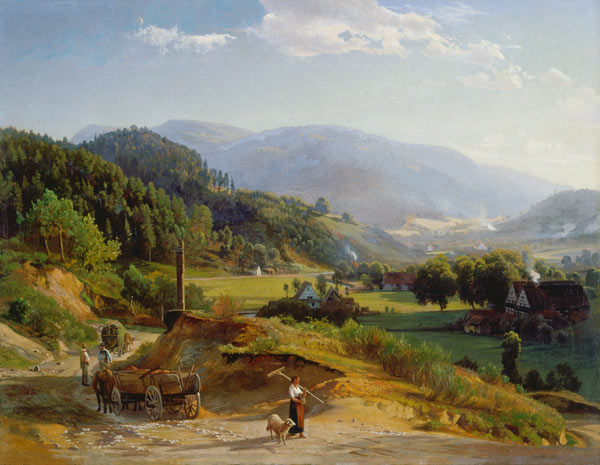 Landschaft mit Schmiede from Johann Wilhelm Schirmer