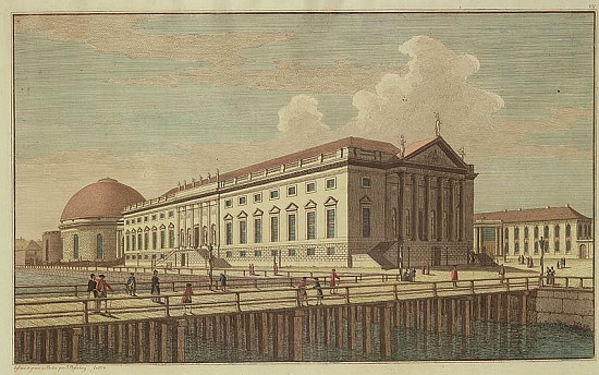 View of the Opera House in Berlin from Johann Georg Rosenberg