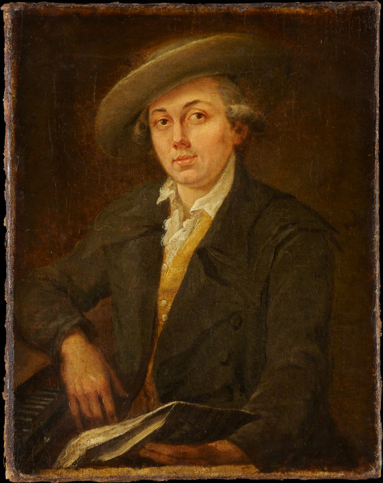 Portrait of a Musician (Portrait of the Composer Joseph Martin Kraus?) from Johann Georg Schütz
