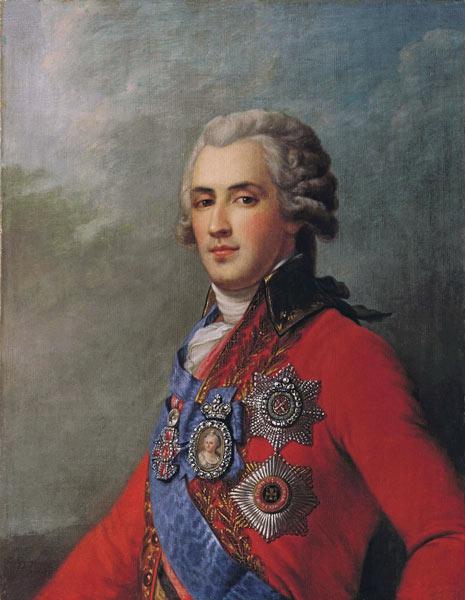 Portrait of Prince Platon Zubov (1767-1822), the last of Catherine the Great's Favourites